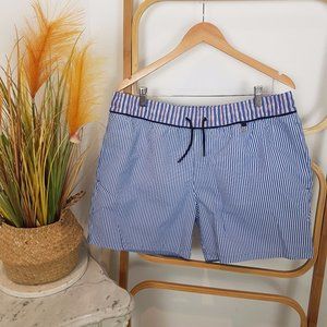 HOM Preppy Red White & Blue Swim Shorts